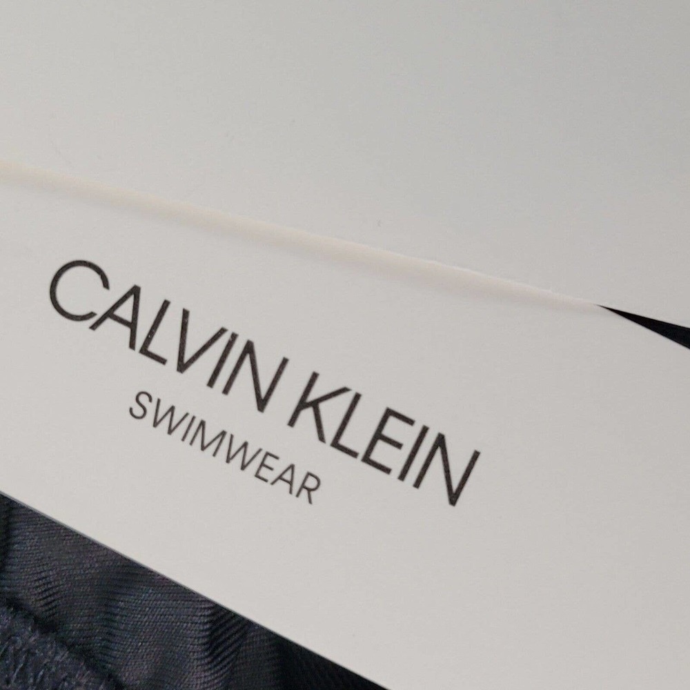 Calvin Klein Swimsuit Black Size 12 One Piece Compression UV Protection Womens - Picture 7 of 8